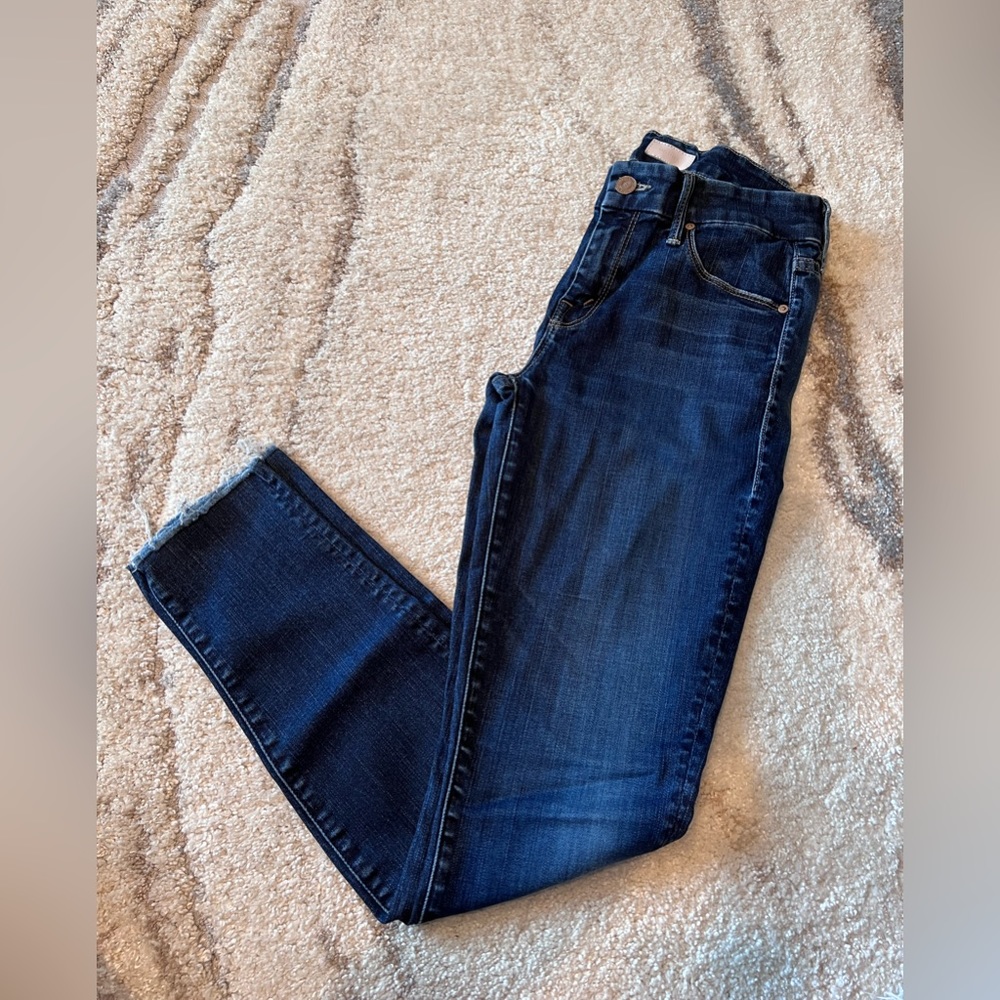 Mother blue jeans